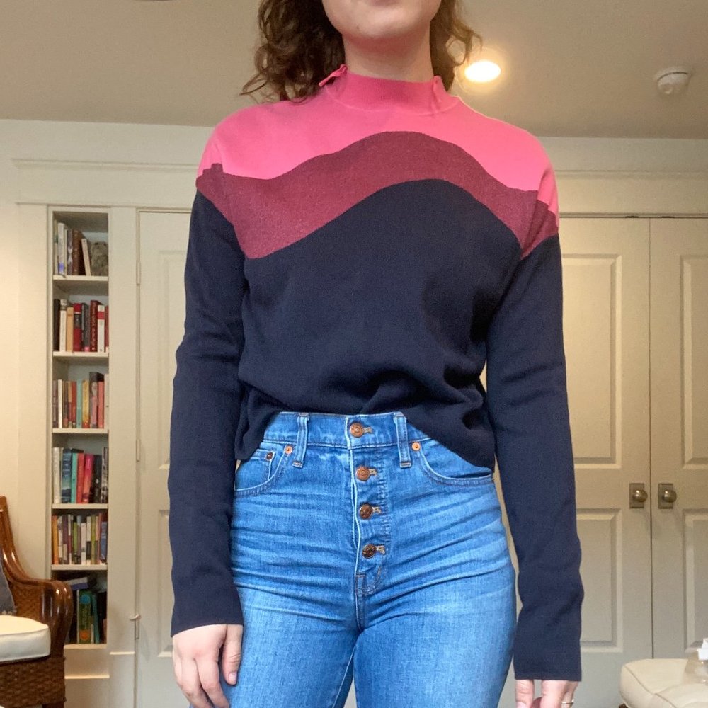 & Other Stories - Navy Spring Knit Sweater